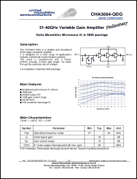 Click here to download CHA3694-QDG Datasheet