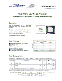 Click here to download CHA3688AQDG Datasheet