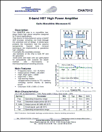 Click here to download CHA7012 Datasheet