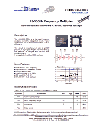 Click here to download CHX3068-QDG Datasheet