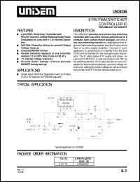 Click here to download US3036CS Datasheet