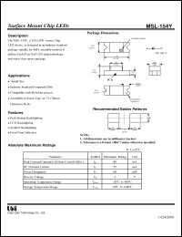Click here to download MSL-154Y Datasheet