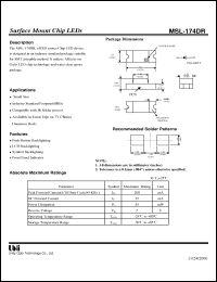 Click here to download MSL-174DR Datasheet
