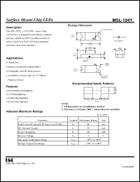 Click here to download MSL-194Y Datasheet