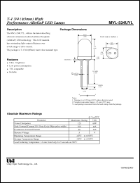 Click here to download MVL-534UYL Datasheet