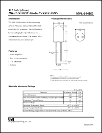 Click here to download MVL-544SO Datasheet