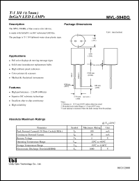 Click here to download MVL-584BG Datasheet