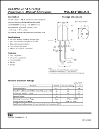 Click here to download MVL-663TUOLK-S Datasheet