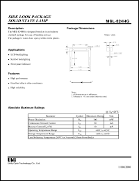 Click here to download MSL-824HG Datasheet