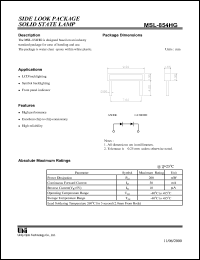Click here to download MSL-854HG Datasheet
