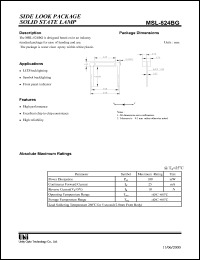 Click here to download MSL-824BG Datasheet