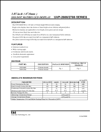 Click here to download UVP-2688AG Datasheet