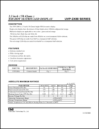Click here to download UVP-2088AG Datasheet