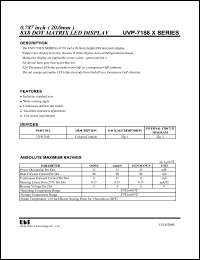 Click here to download UVP-7188A Datasheet