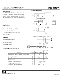 Click here to download MSL-174BV Datasheet