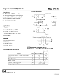 Click here to download MSL-174HG Datasheet