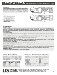 Click here to download LS7084 Datasheet