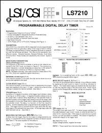 Click here to download LS7210 Datasheet