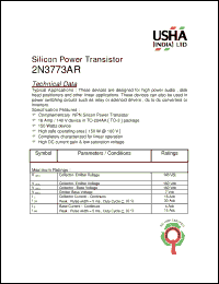 Click here to download 2N3773AR Datasheet