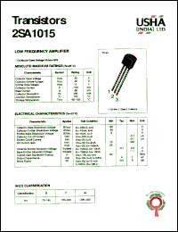 Click here to download 2SA1015 Datasheet