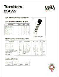 Click here to download 2SA992 Datasheet