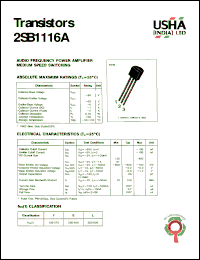 Click here to download 2SB1116A Datasheet