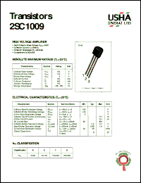 Click here to download 2SC1009 Datasheet