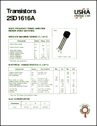 Click here to download 2SD1616A Datasheet
