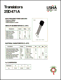 Click here to download 2SD471A Datasheet