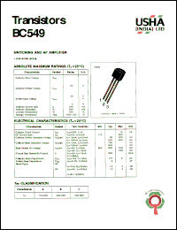 Click here to download BC549 Datasheet