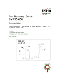Click here to download BYP30-600 Datasheet