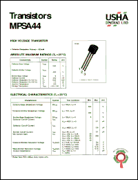 Click here to download MPSA44 Datasheet