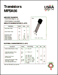 Click here to download MPSA56 Datasheet