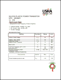 Click here to download 2SD880Y Datasheet