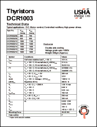 Click here to download DCR1003/06 Datasheet