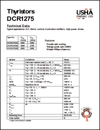 Click here to download DCR1275/26 Datasheet