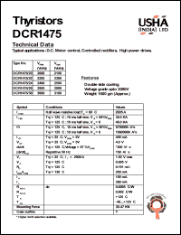 Click here to download DCR1475/20 Datasheet