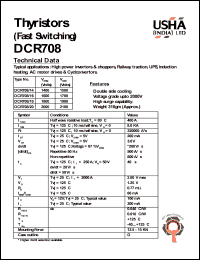 Click here to download DCR708/18 Datasheet