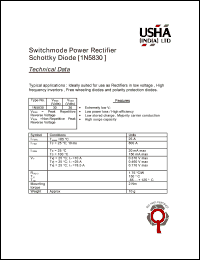 Click here to download 1N5830 Datasheet
