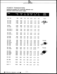 Click here to download BU505 Datasheet