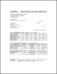 Click here to download UTC2SA733 Datasheet