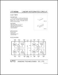 Click here to download UTCNE558 Datasheet