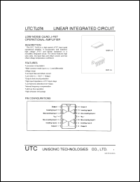 Click here to download UTCTL074 Datasheet