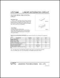 Click here to download UTCTL494 Datasheet