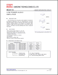 Click here to download MC34119L-P08-R Datasheet