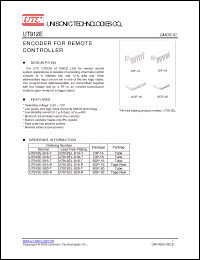 Click here to download UT912E-D14-T Datasheet