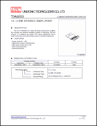 Click here to download TDA22003 Datasheet