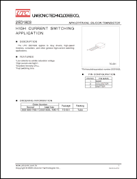 Click here to download 2SD1803L-TM3-T Datasheet