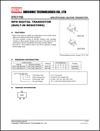 Click here to download DTC115E-AN3-6-R Datasheet