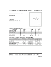 Click here to download MPSA113 Datasheet